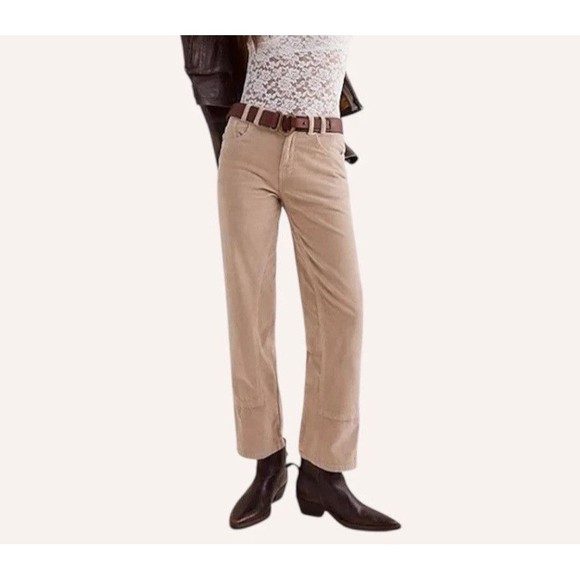 COPY - WE THE FREE Risk Taker High Rise Straight Corduroy Pants Women's Sz 28 N… - Picture 15 of 16